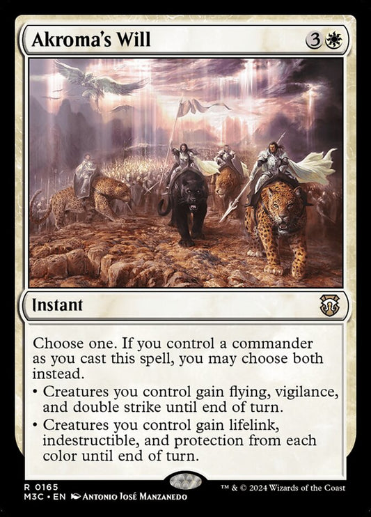 Akroma's Will 165/411 (Commander: Modern Horizons 3) 