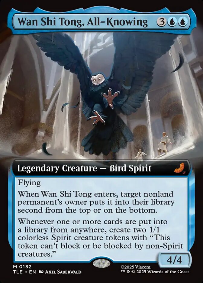 Wan Shi Tong, All-Knowing 182/317 (Avatar: The Last Airbender: Eternal-Legal)  - Extended Art Foil