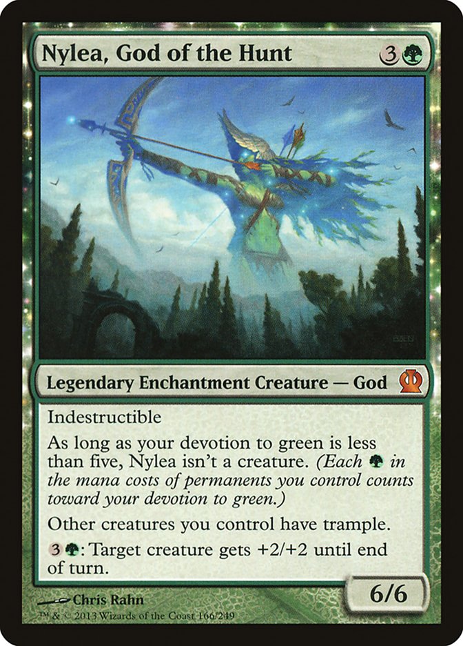 Nylea, God of the Hunt 166/249 (Theros) 