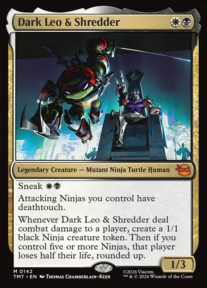 Dark Leo & Shredder 142 (Teenage Mutant Ninja Turtles) 