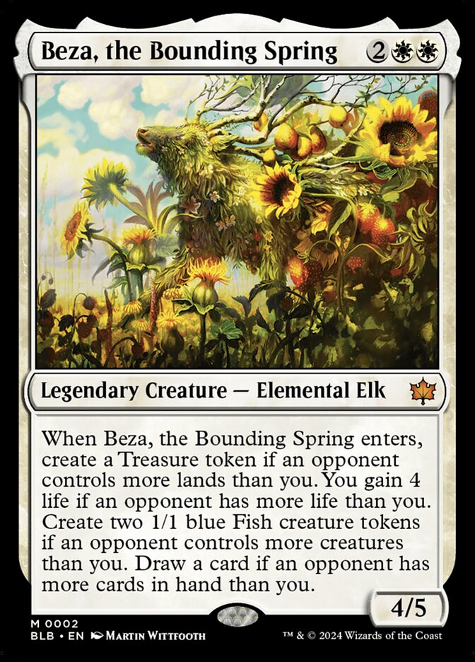 Beza, the Bounding Spring 2 (Bloomburrow) 
