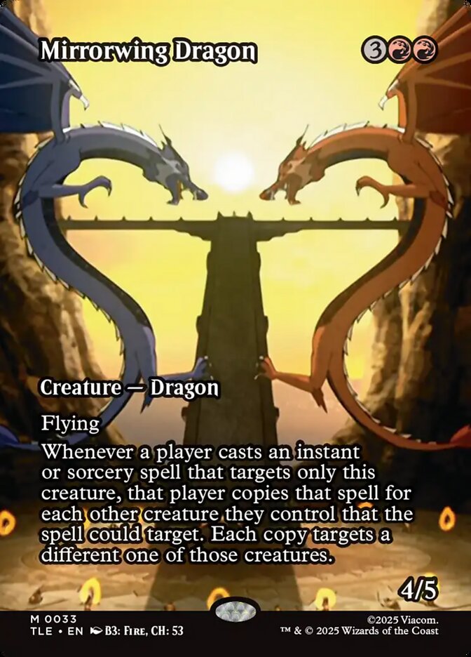 Mirrorwing Dragon 33/317 (Avatar: The Last Airbender: Eternal-Legal)  - Borderless