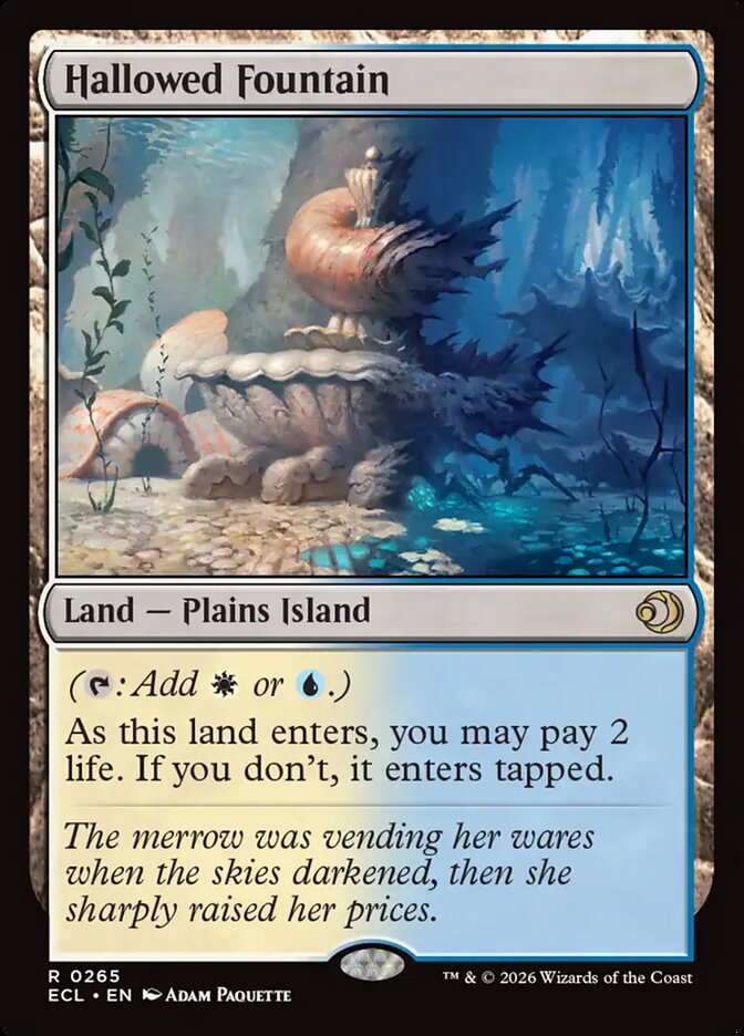 Hallowed Fountain 265 (Lorwyn Eclipsed) 