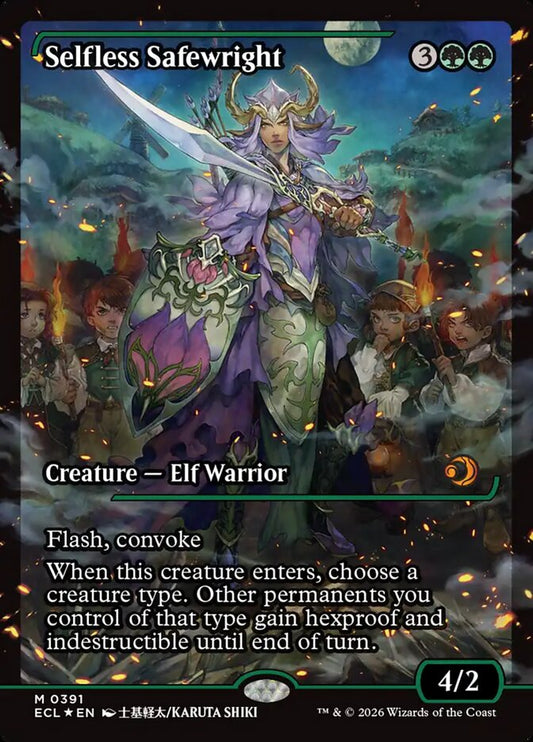 Selfless Safewright 391/273 (Lorwyn Eclipsed)  - Showcase Foil