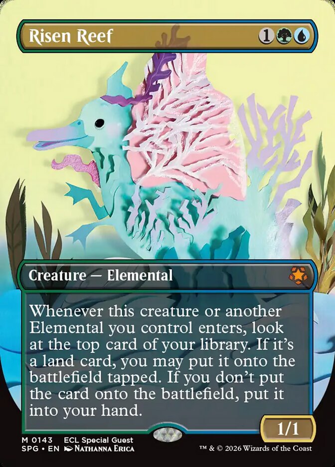Risen Reef 143/0 (Special Guests)  - Borderless Foil