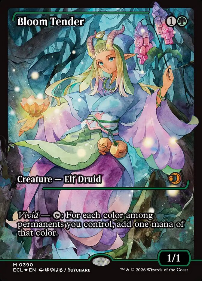 Bloom Tender 390/273 (Lorwyn Eclipsed)  - Showcase Foil