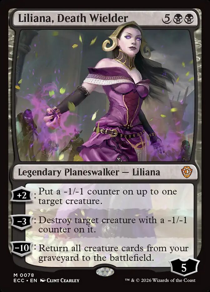 Liliana, Death Wielder 78 (Commander: Lorwyn Eclipsed) 