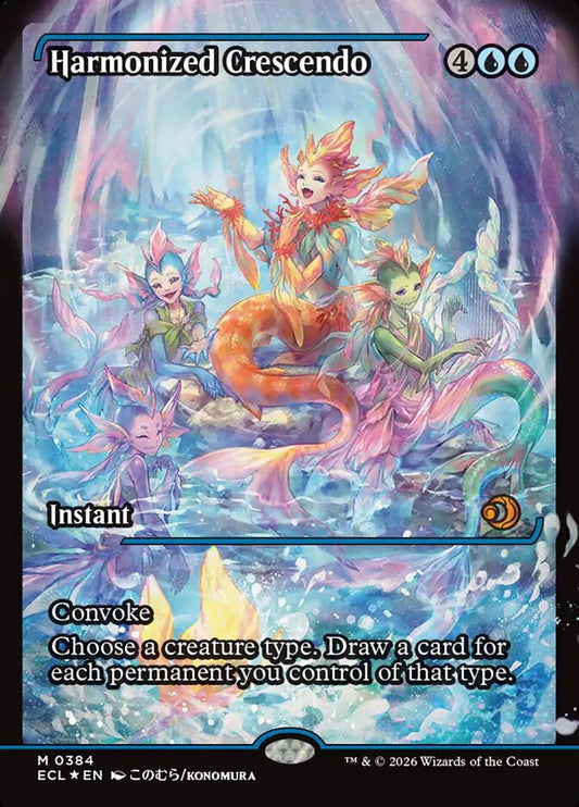 Harmonized Crescendo 384 (Lorwyn Eclipsed)  - Showcase Foil