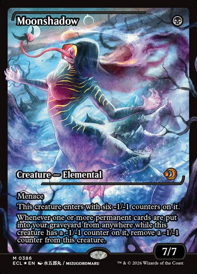 Moonshadow 386/273 (Lorwyn Eclipsed)  - Showcase Foil