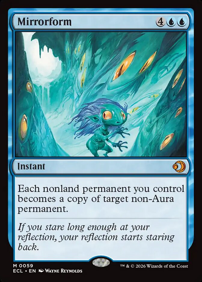 Mirrorform 59 (Lorwyn Eclipsed)  - Foil
