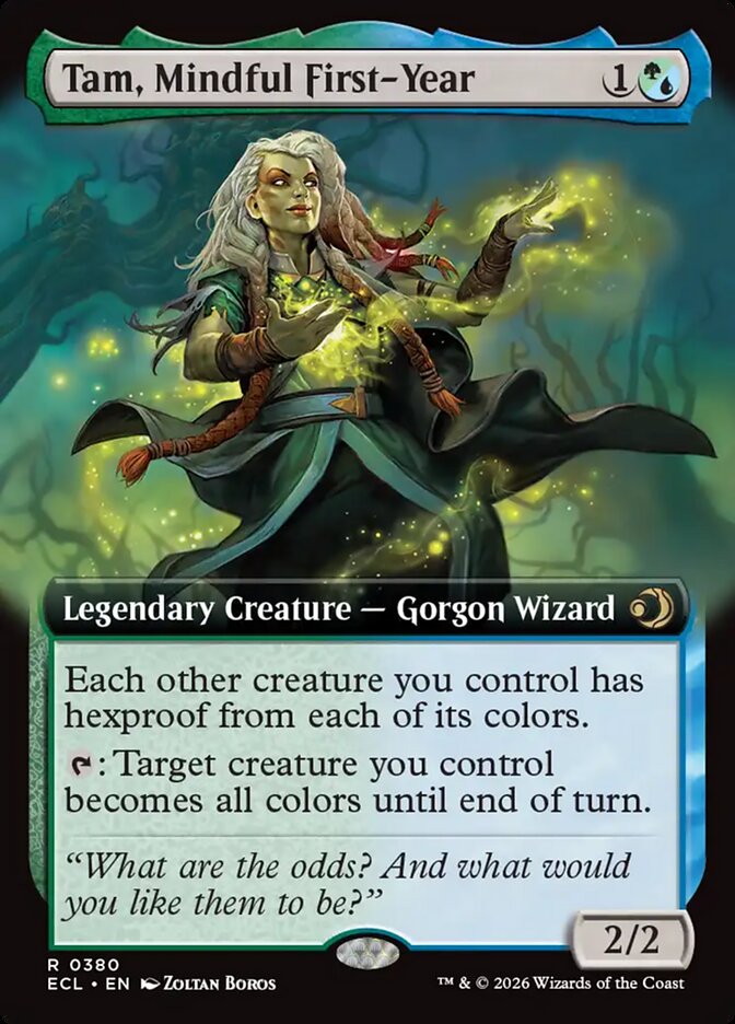 Tam, Mindful First-Year  380/273 (Lorwyn Eclipsed)  - Extended Art Foil