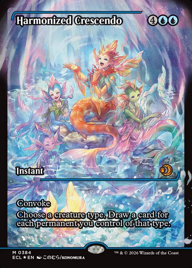 Harmonized Crescendo 384 (Lorwyn Eclipsed)  - Showcase Foil