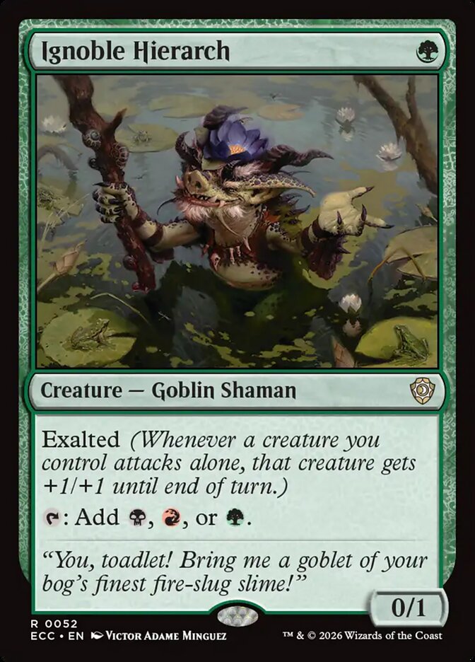 Ignoble Hierarch 52 (Commander: Lorwyn Eclipsed) 