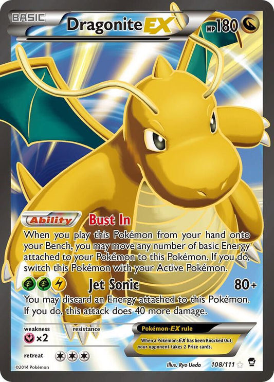 Dragonite EX 108/111 (XY - Furious Fists)  - Holofoil