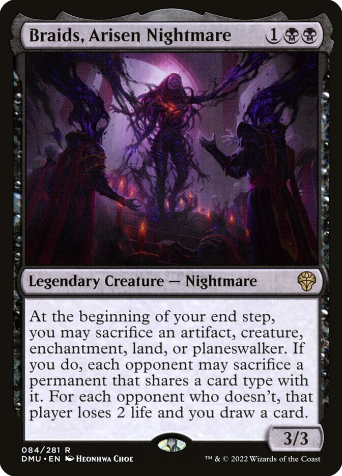 Braids, Arisen Nightmare 84/281 (Dominaria United)  - Foil