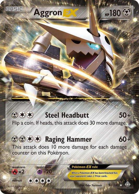 Aggron EX 93/160 (XY - Primal Clash)  - Holofoil