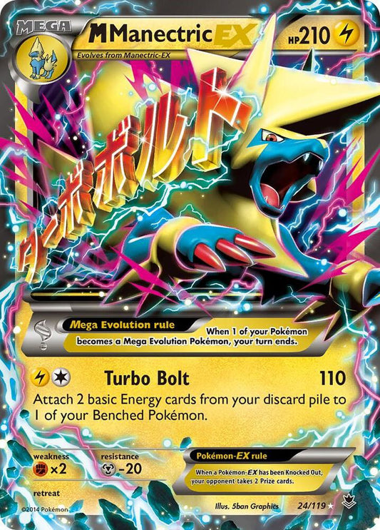 M Manectric EX 24/119 (XY - Phantom Forces)  - Holofoil