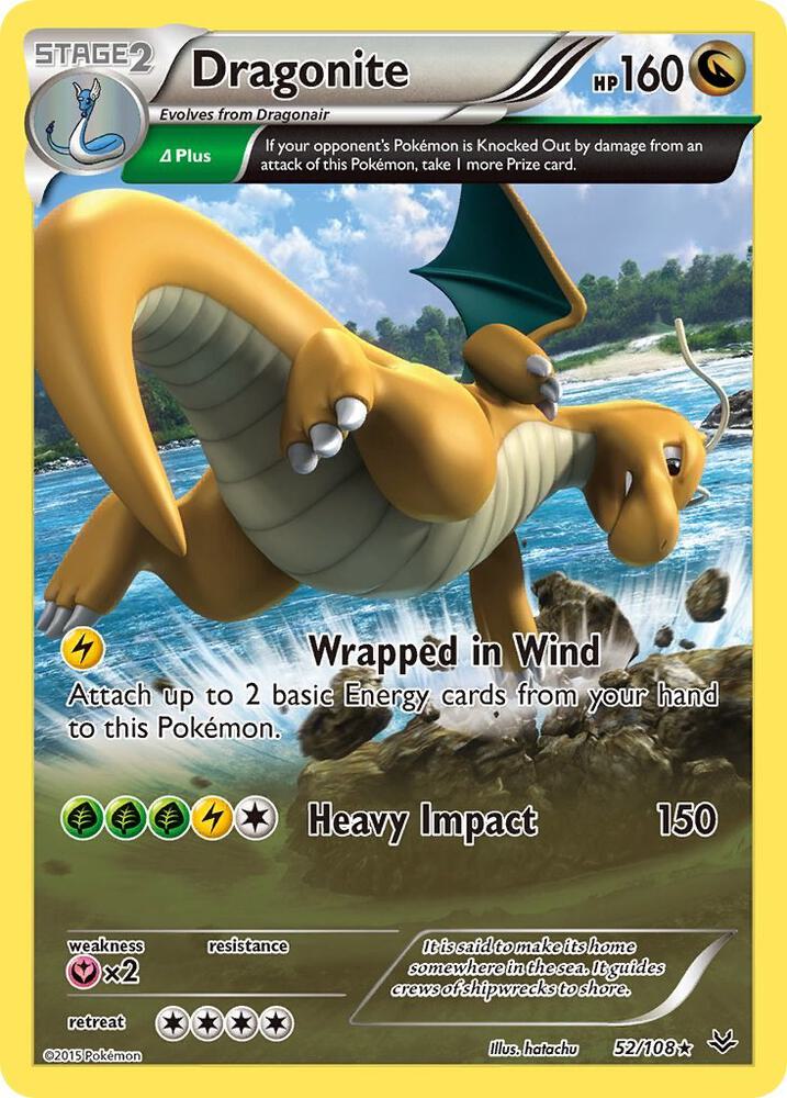 Dragonite 52/108 (XY - Roaring Skies)  - Holofoil