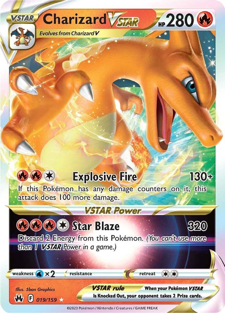 Charizard VSTAR 019/159 (Crown Zenith)  - Holofoil