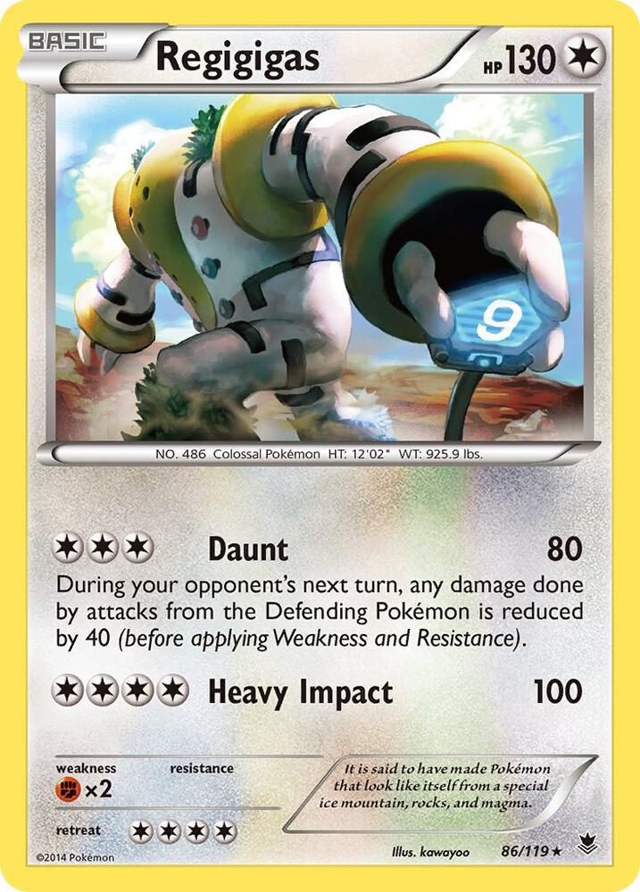 Regigigas 86/119 (XY - Phantom Forces)  - Holofoil