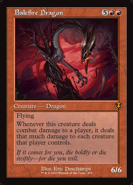 Balefire Dragon 479/287 (Innistrad Remastered)  - Retro Foil