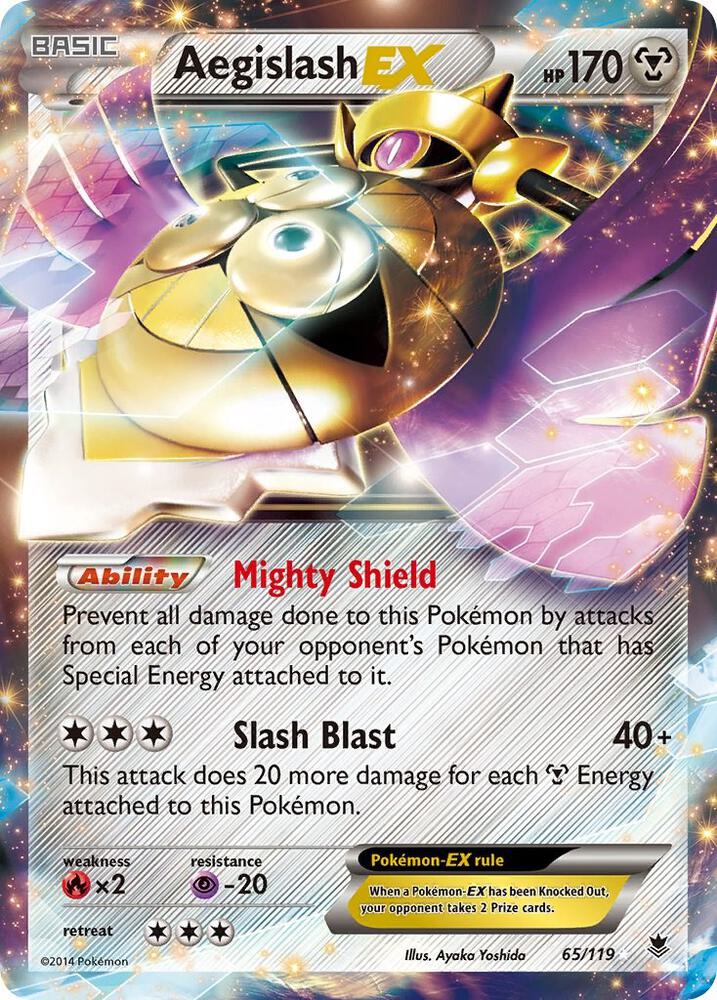 Aegislash EX 65/119 (XY - Phantom Forces)  - Holofoil