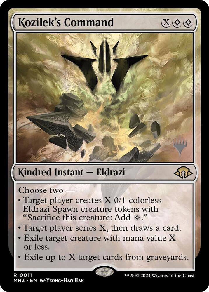 Kozileks Command 11p/90 (Promo Pack: Lorwyn Eclipsed) 