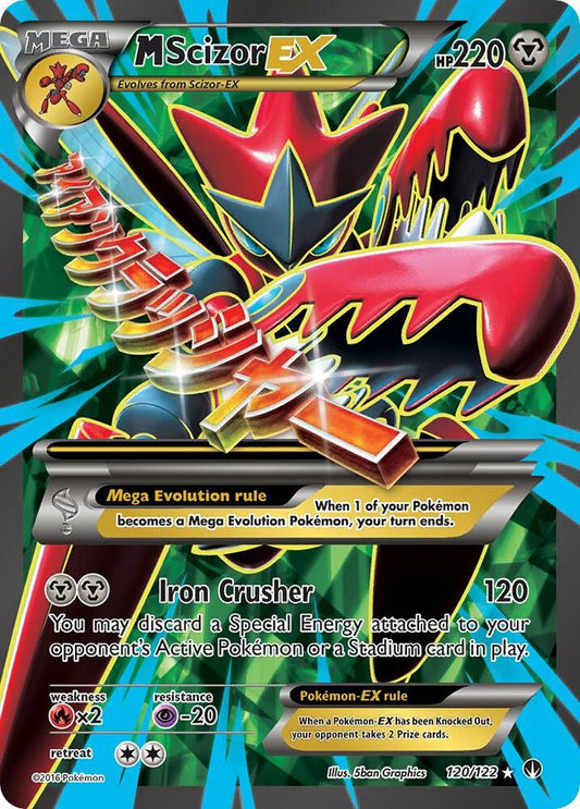 M Scizor EX 120/122 (XY - BREAKpoint)  - Holofoil