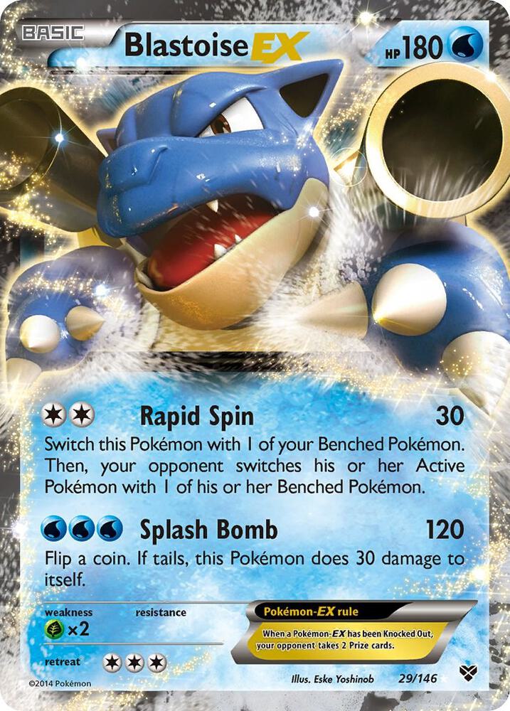 Blastoise EX 029/146 (XY Base Set)  - Holofoil
