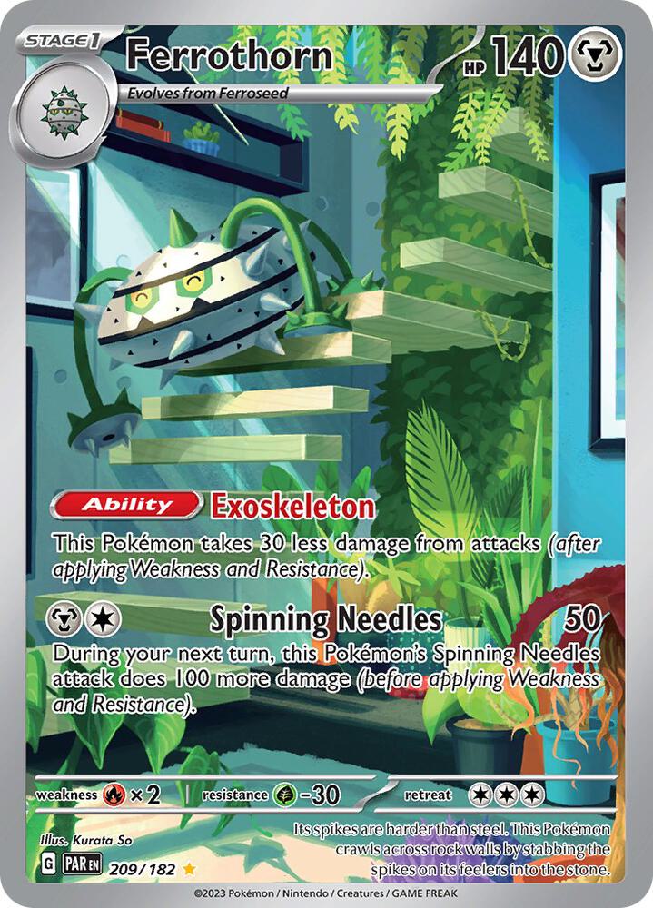 Ferrothorn 209/182 (SV04: Paradox Rift)  - Holofoil