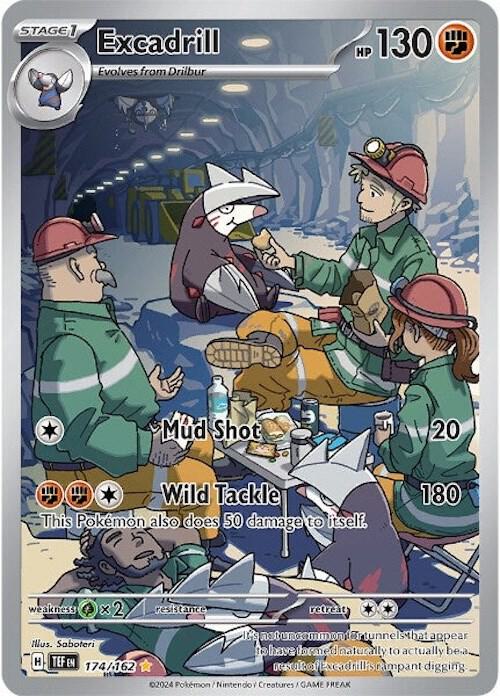 Excadrill 174/162 (SV05: Temporal Forces)  - Holofoil