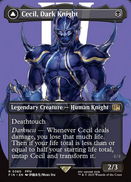 Cecil, Dark Knight // Cecil, Redeemed Paladin 380 (FINAL FANTASY)  - Borderless