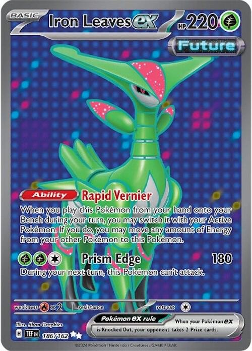 Iron Leaves ex 186/162 (SV05: Temporal Forces)  - Holofoil
