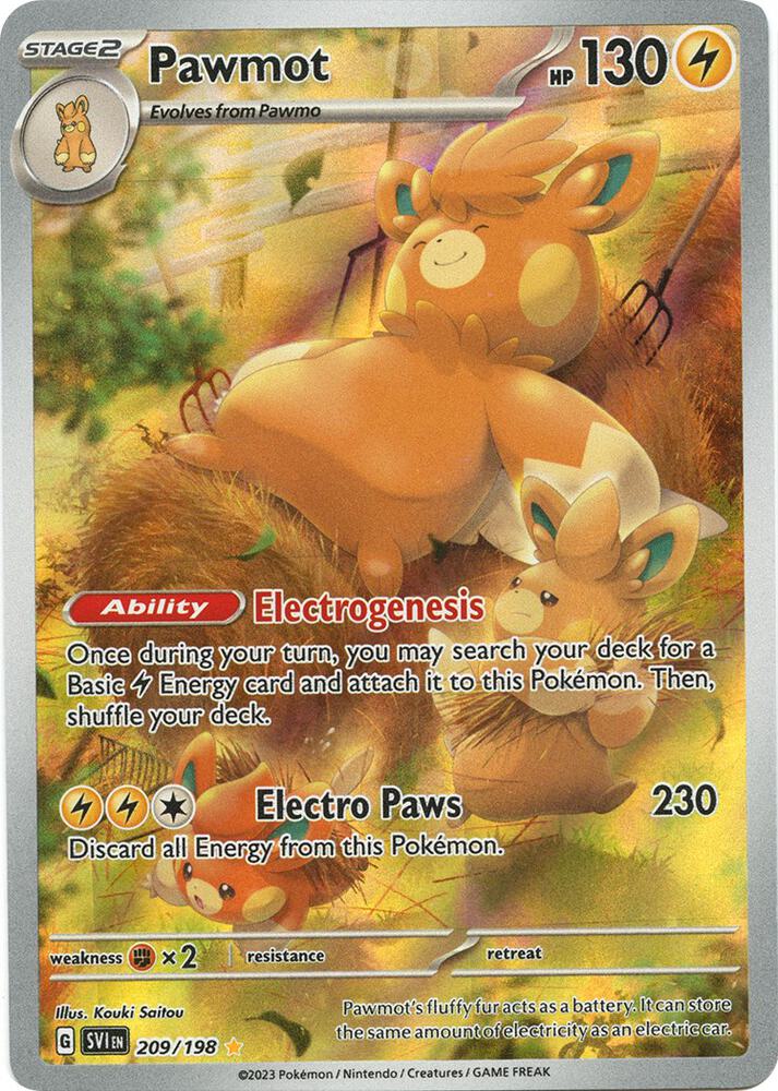 Pawmot 209/198 (SV01: Scarlet & Violet Base Set)  - Holofoil