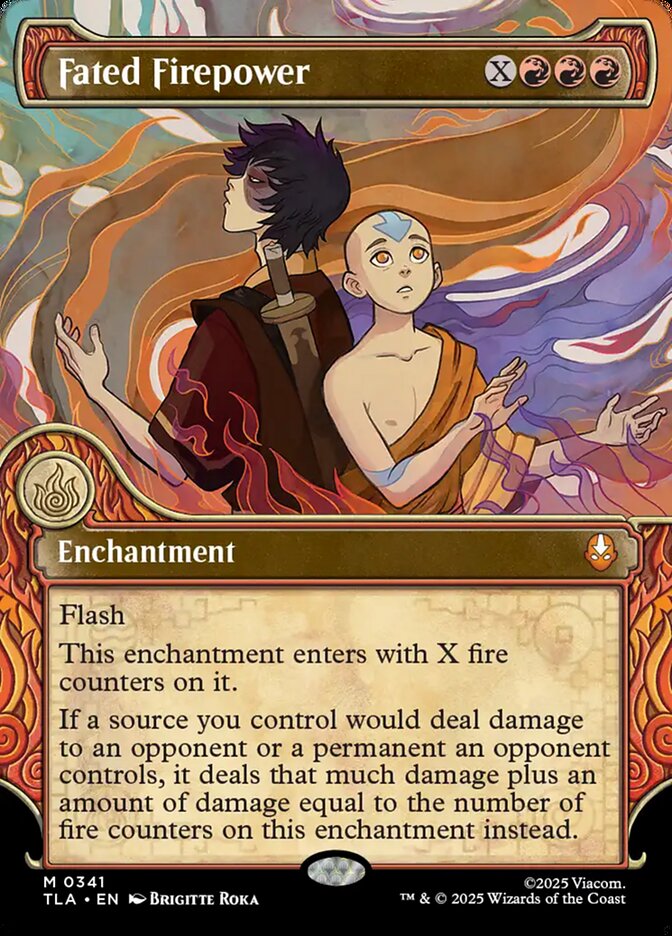 Fated Firepower  341 (Avatar: The Last Airbender)  - Showcase Foil
