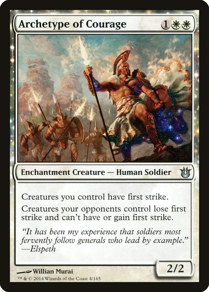 Archetype of Courage 4/165 (Born of the Gods) 