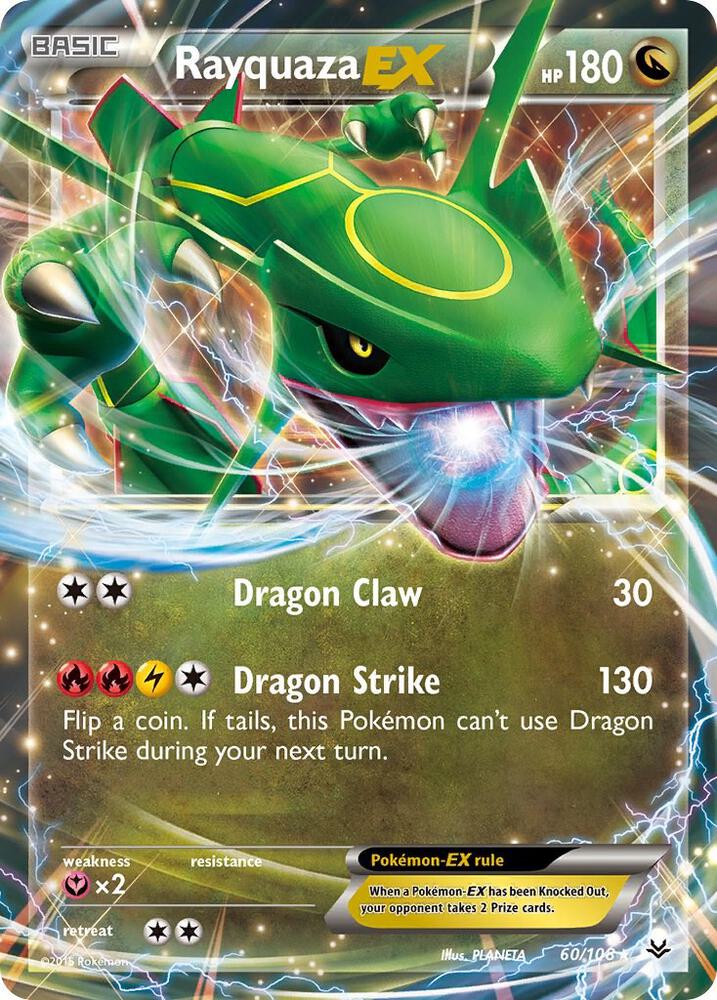 Rayquaza EX 60/108 (XY - Roaring Skies)  - Holofoil