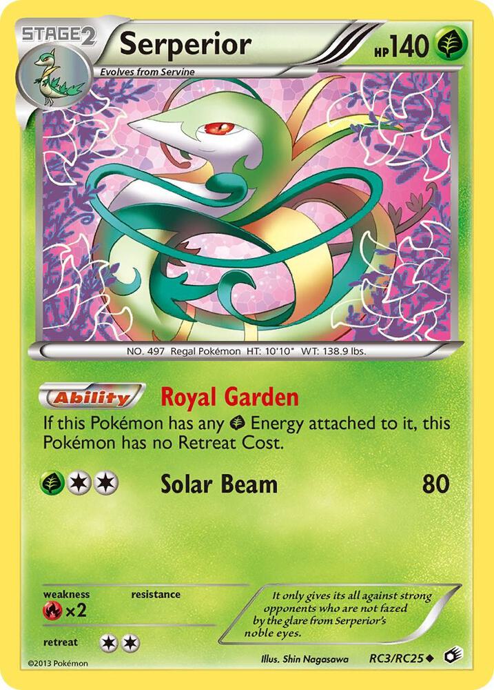 Serperior RC3/RC25 (Legendary Treasures: Radiant Collection)  - Holofoil