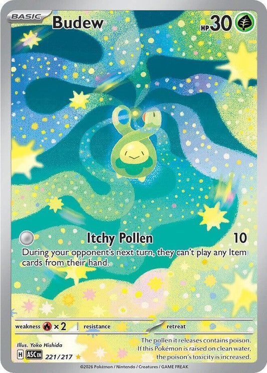 Budew 221 217 221/217 (ME: Ascended Heroes)  - Holofoil