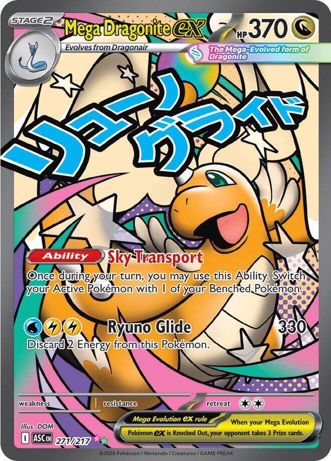 Mega Dragonite ex 271/217 (ME: Ascended Heroes)  - Holofoil
