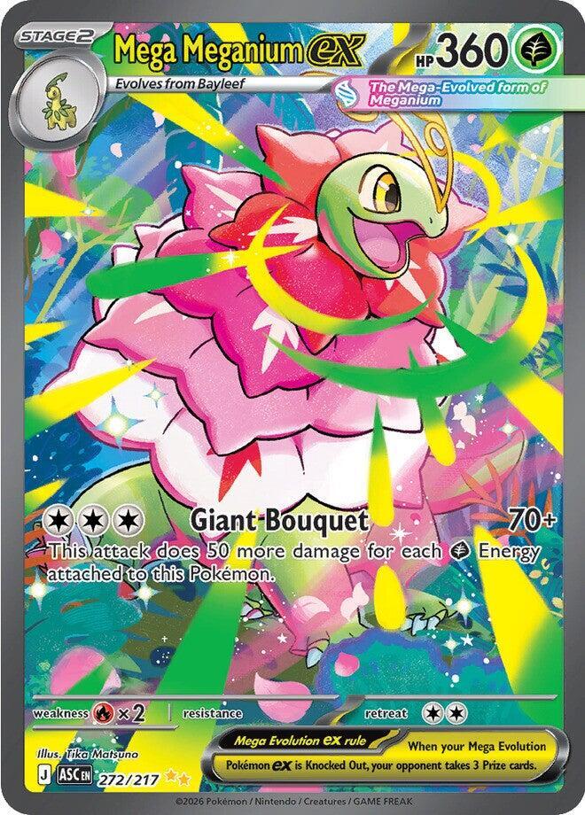 Mega Meganium ex 272/217 (ME: Ascended Heroes)  - Holofoil
