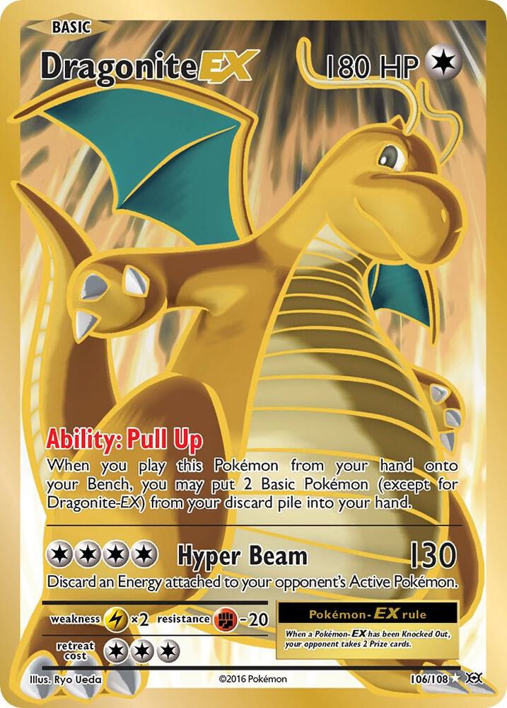 Dragonite EX 106/108 (XY - Evolutions)  - Holofoil