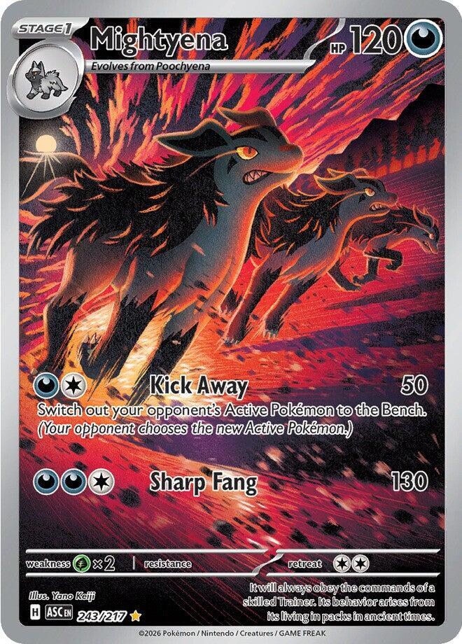 Mightyena 243/217 (ME: Ascended Heroes)  - Holofoil