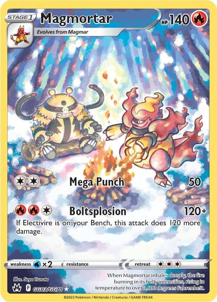 Magmortar GG03/GG70 (Crown Zenith: Galarian Gallery)  - Holofoil