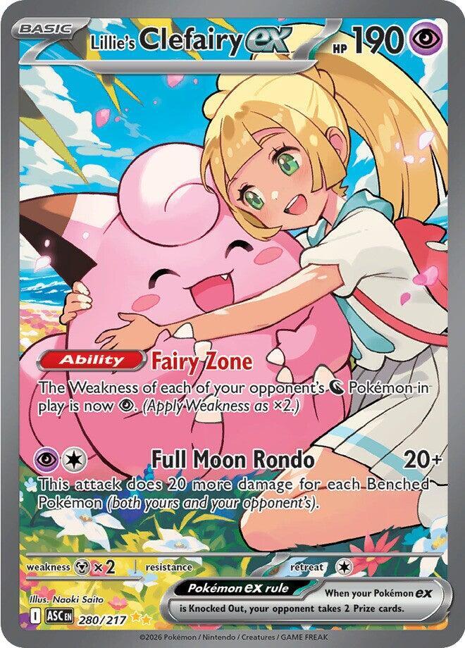 Lillie's Clefairy ex 280/217 (ME: Ascended Heroes)  - Holofoil