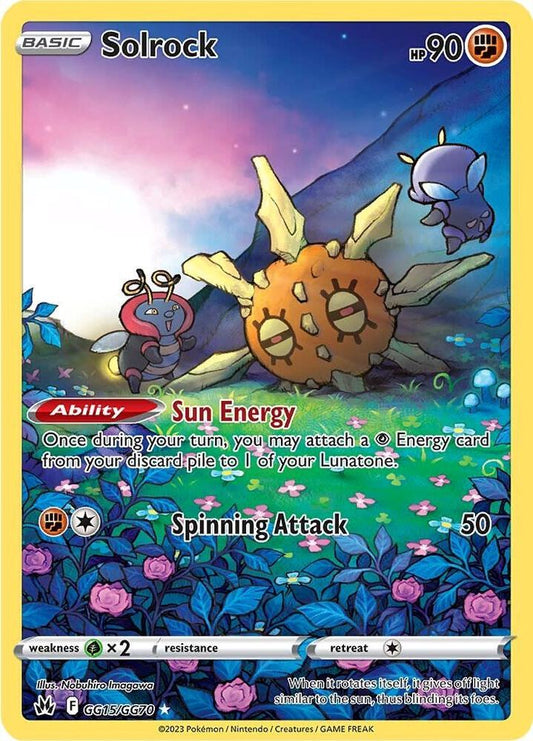 Solrock GG15/GG70 (SWSH: Crown Zenith: Galarian Gallery)  - Holofoil