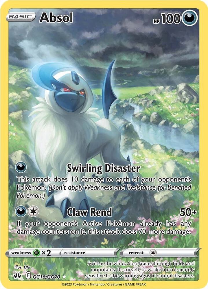 Absol GG16/GG70 (SWSH: Crown Zenith: Galarian Gallery)  - Holofoil