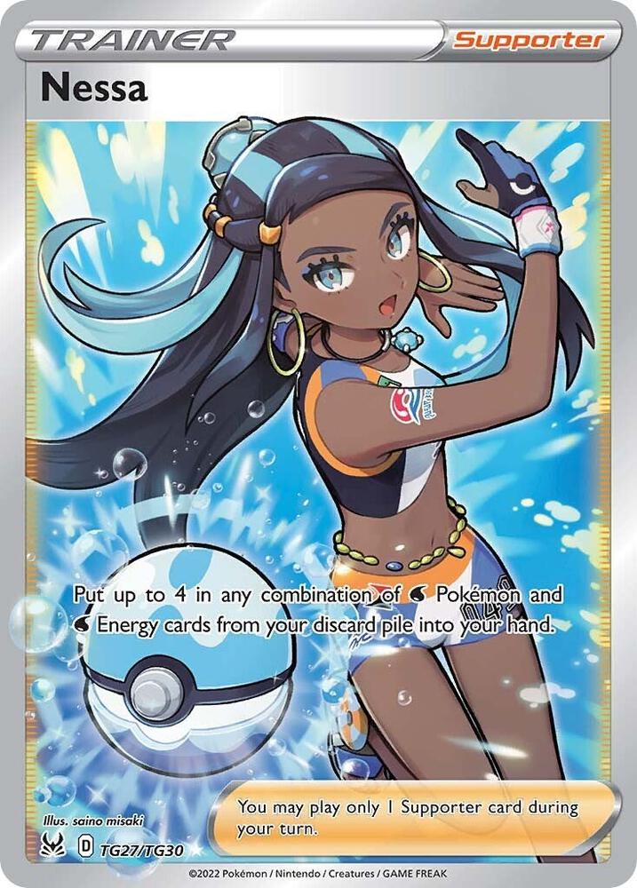 Nessa TG27/TG30 (SWSH11: Lost Origin Trainer Gallery)  - Holofoil