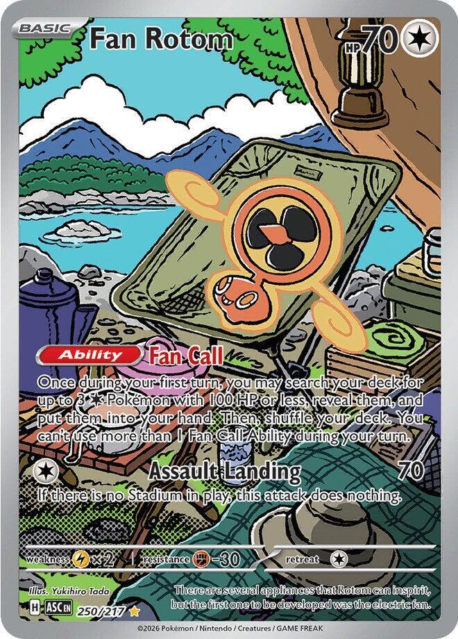 Fan Rotom 250/217 (ME: Ascended Heroes)  - Holofoil