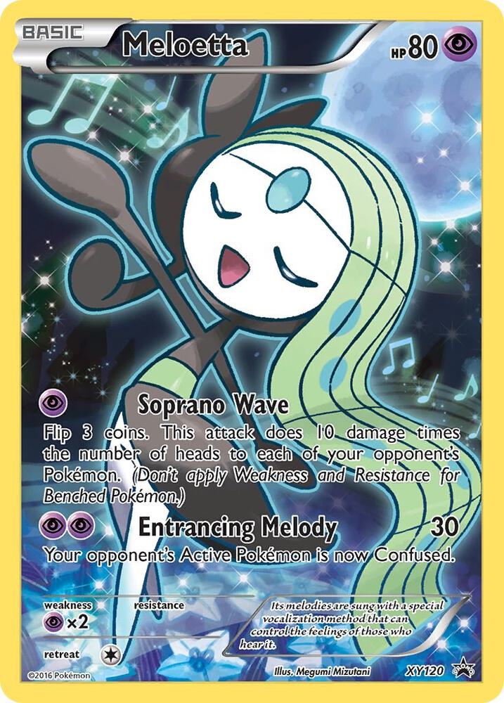 Meloetta XY120 (XY Promos)  - Holofoil